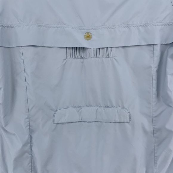 Adidas Clima365 Jacket Light Blue Full Zip Hood in Collar Vented Womens Small - Picture 7 of 12